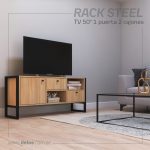 Rack Steel tv 50″