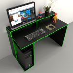 Escritorio Gamers con filo de colores