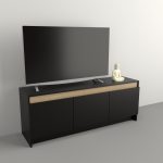 Mesa TV 3 puertas