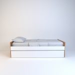 Cama 1 plaza marinera PARA COLCHONES DE 1,90 x 0,80