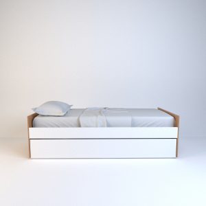 Cama 1 plaza marinera PARA COLCHONES DE 1,90 x 0,80