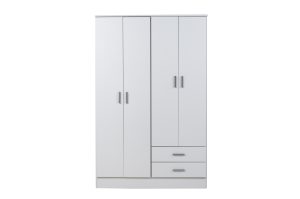 Placard 4 puertas 2 cajones