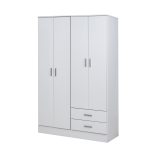 Placard 4 puertas 2 cajones