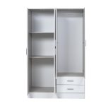 Placard 4 puertas 2 cajones